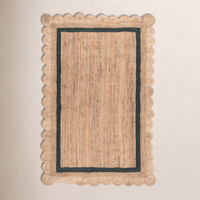Inaki Hand-Woven Geometric Jute Rug