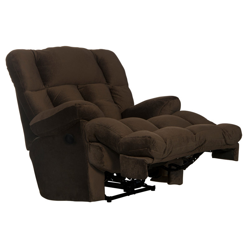 Hults Upholstered Recliner, Brown, Power, Full-Extension