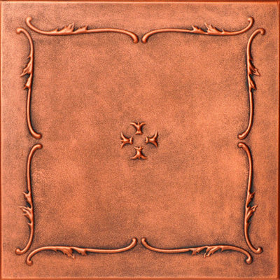Spring Buds 1.6 ft. x 1.6 ft. Polystyrene Glue-up Ceiling Tile