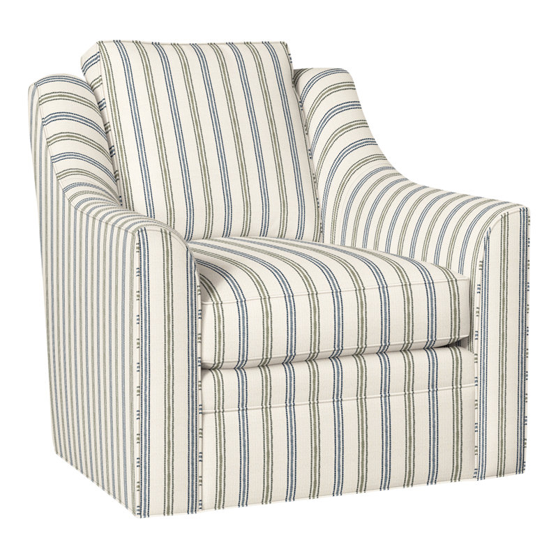 Fauteuil pivotant American Bungalow Nicholas, Minéral Perigold Atando