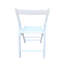Chaises pliantes blanches en bois massif (2), conception confortable, convient à une utilisation intérieure et extérieure, peu encombrante, légère, pouvant supporter jusqu'à 220 lb de 2 chaises, siège confortable et dossier ouvert, caractéristique économique, maison-109025184