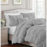 Ensemble d'édredon en microfibre à nervures avec motif floral de trois articles pièces Supreme