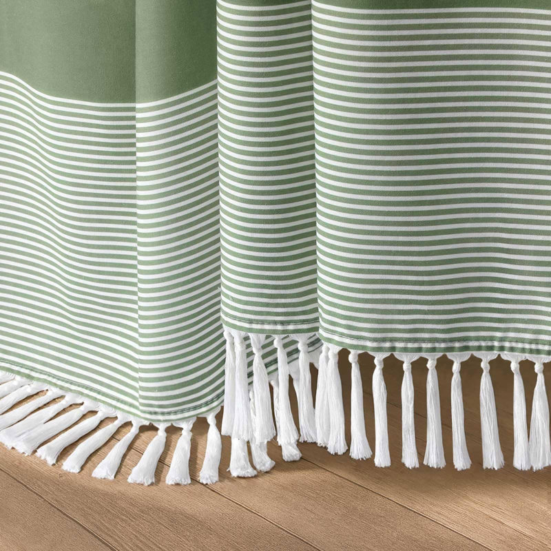 Rideau de douche en coton Sage