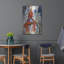 «Lark Manor» «Red Eiffel Tower» par Robert Delaunay, art mural en métal-1281162158