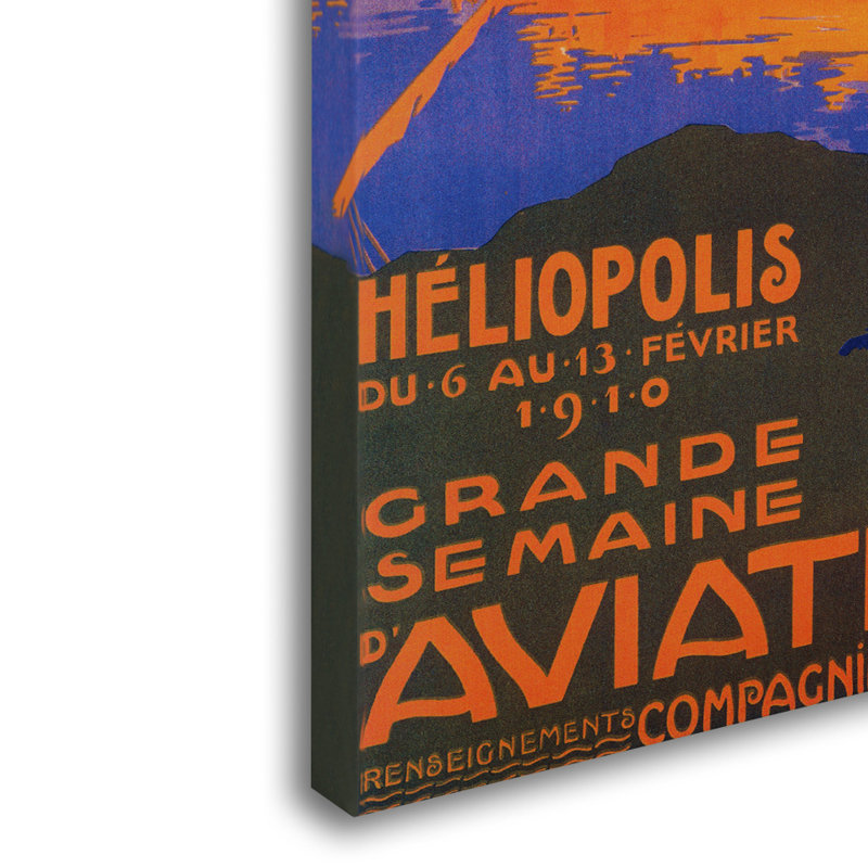Publicité rétro sur toile Kadey, H 19 po x l 14 po x P 2 po
