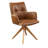 Genuine Leather Swivel Accent Office Chair