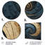 - Impression murale abstraite spirales en métal-99555797