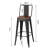 Claytor Iron Outdoor 77cm Bar Stool
