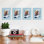 Cadre photo en bois mat