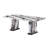 Black and White Faux Marble Dining Table