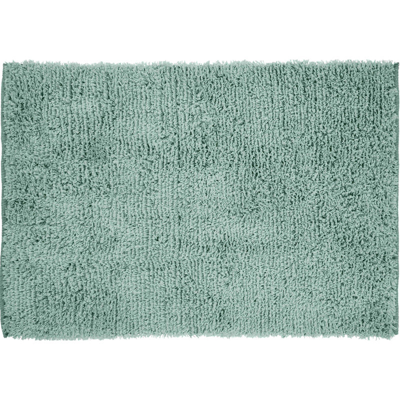 Tapis bleu marine à poils longs Whitcomb, Rectangle 7 pi 3 po x 9 pi 3 po