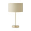 Dadiva Brushed Chrome Stem Table Lamp with Velvet Reni Shade-1570921144-1570921146-1596699739
