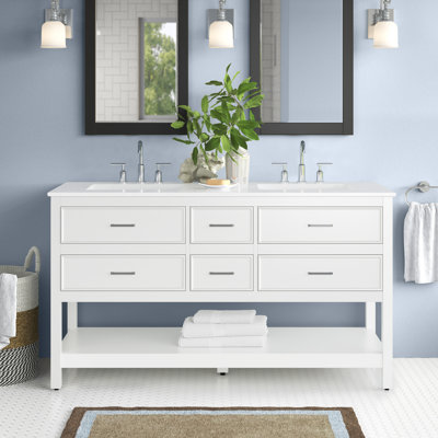 Ensemble de meuble-lavabo double 60 po Sinclaire