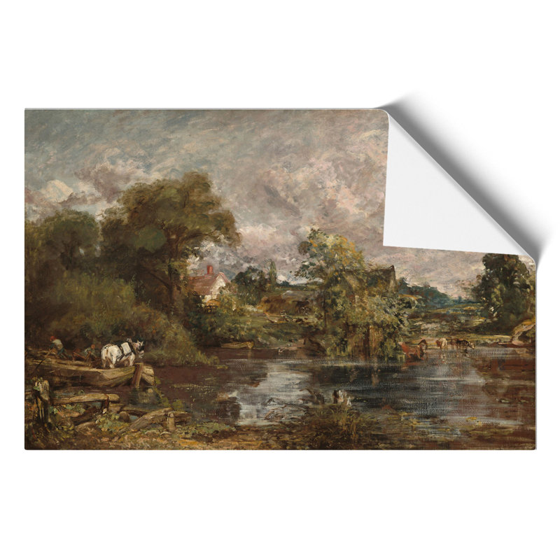 The White Horse by John Constable - No Frame Painting, 30cm H x 42cm W x 0.1cm D