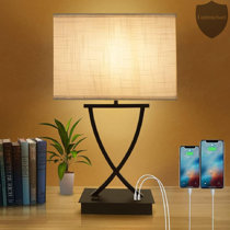 OttLite Entice LED Desk Lamp with Wireless Charging Adjustable Arm & Shade,  3 Color Temperatures