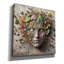  «Earth Face 4» par Rey Klimt, art mural sur toile, 12 po x 12 po-1804451522