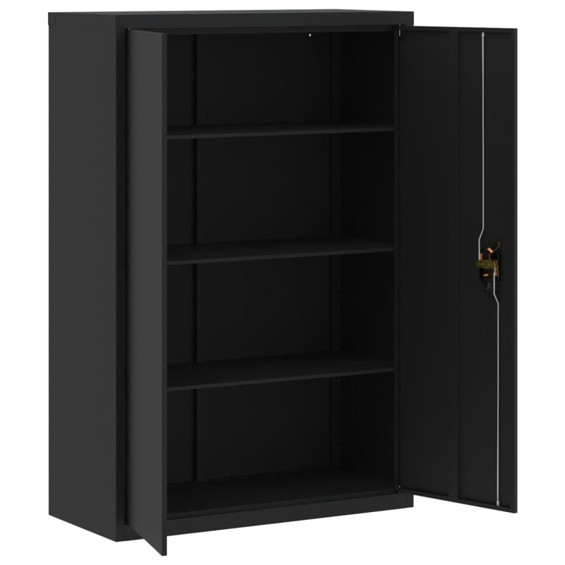 Marielos 2 -Door Storage Cabinet, Black