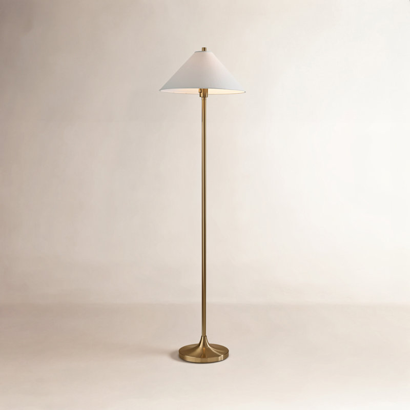 Esme Floor Lamp, Antique Brass