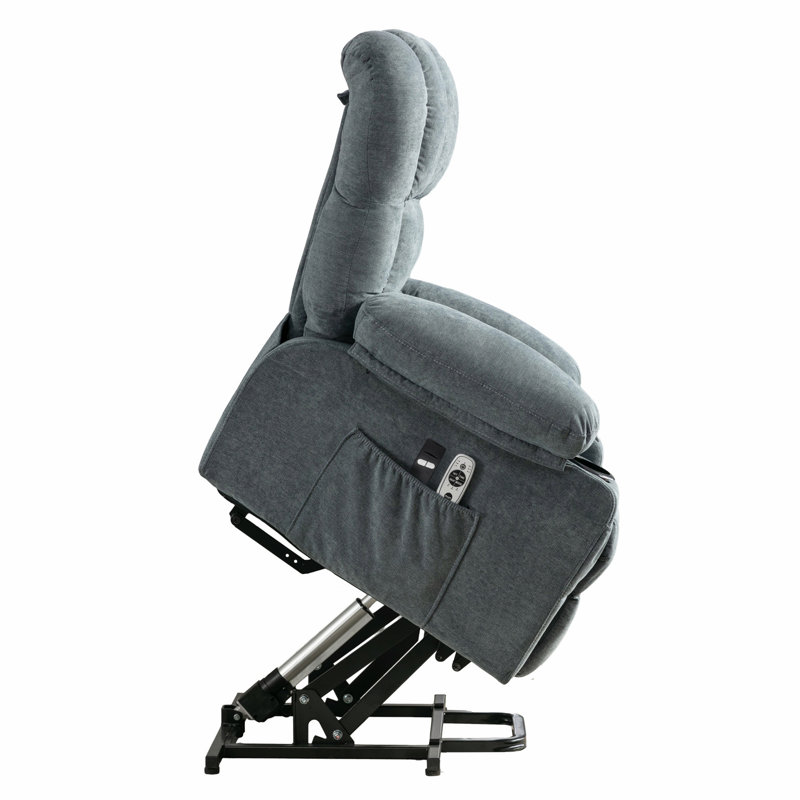 Fauteuil de massage électrique Power Lift pour personnes âgées avec chauffage, vibration, USB et inclinaison réglable
