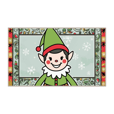 The Holiday Aisle® Christmas Winter Holiday Rug