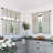 Archaeo Akari Slub Textured Linen Blend Semi-Sheer Grommet Kitchen Curtain Valance and Tier Pair-1874665740-1808561253-1807435751