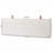 Baxton Studio Belden Boucle Upholstered Wall-Mounted Headboard - Padded Cushion Panel With Faux Leather Piping, Modern Bedroom Accent Piece, Cream, Queen