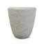 Medina Outdoor End Table-Large-Blanc Stone
