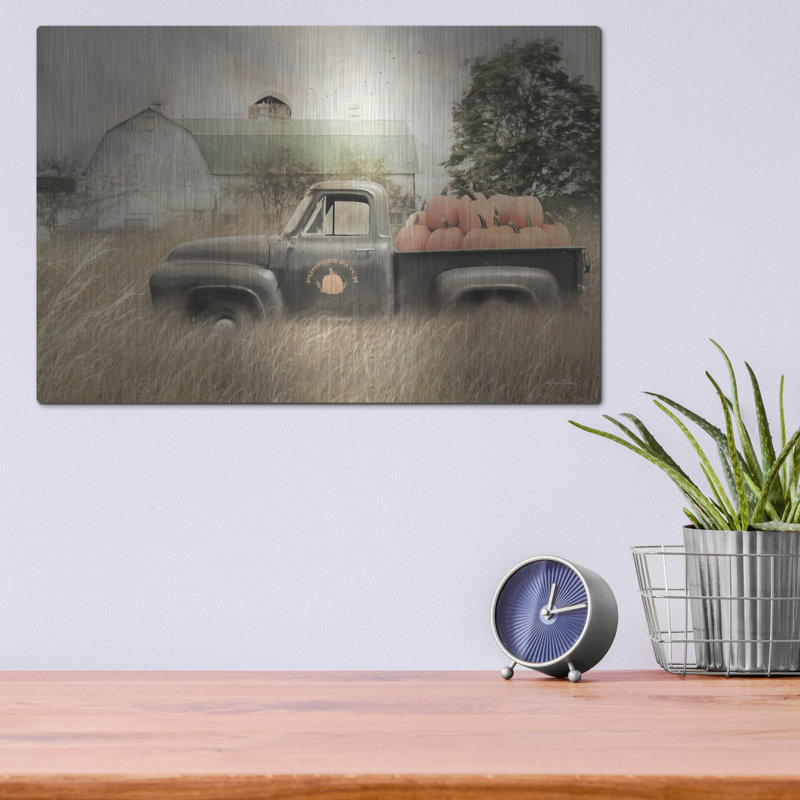 «Happy Harvest Truck» par Lori Deiter, H 12 po x l 16 po