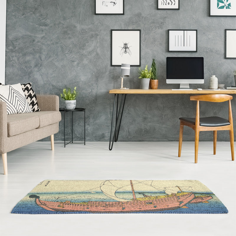 Tapis rouge/bleu/vert zone route kazusa sea, Rectangle 3 pi x 5 pi
