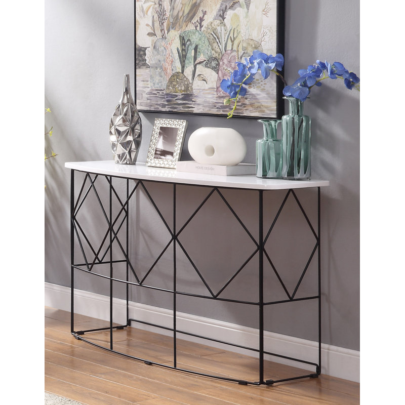 Console Arcadia, Blanc / Noir