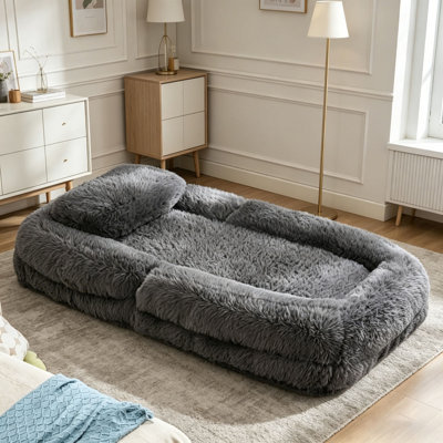 Human  Dog Bed,Lazy Sofa,5-Position Adjustable Convertible