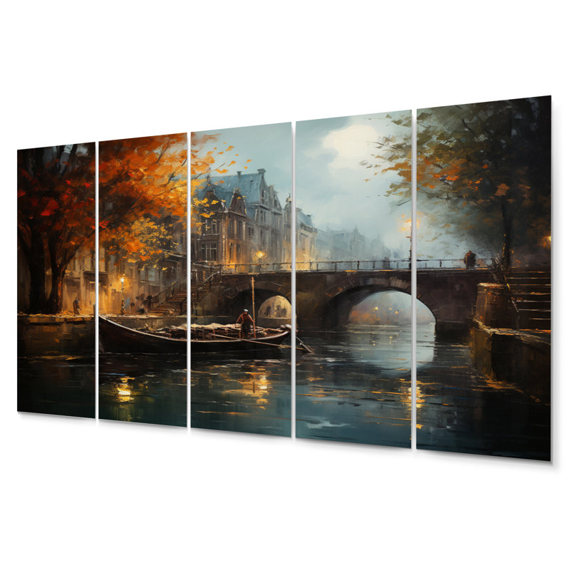 Traditional Buildings & Architecture Wall Decor on Metal