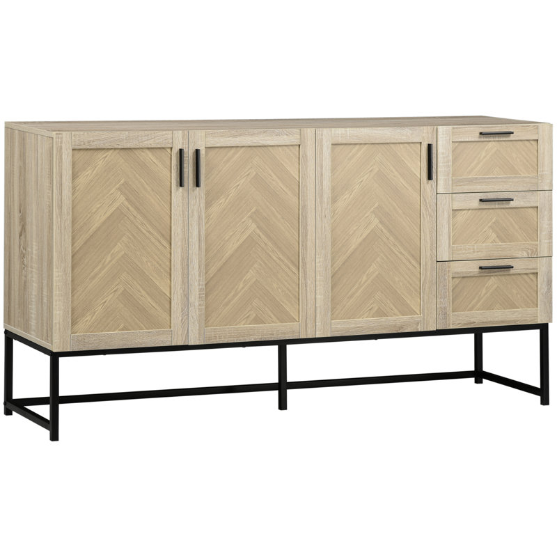 Buffet avec tiroirs et tablettes ajustables