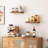 Floating Shelves, Wall Shelf Set Of 2, 15.7 Inch Hanging Shelf With Invisible Brackets, For Wall Decor In Bathroom, Bedroom, Toilet, Kitchen, Living Room, Office, Rustic Brown