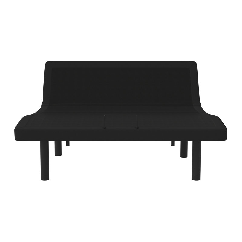 Overton Anti-skid Upholstered Adjustable Bed Base with Wireless Remote, Queen