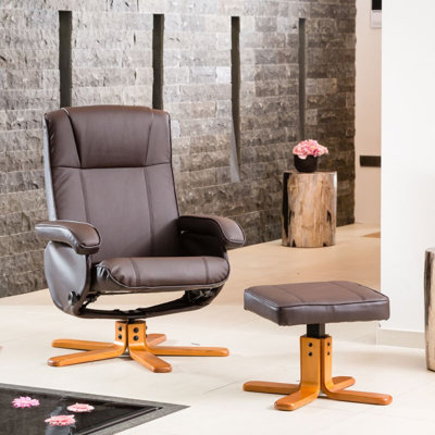 Larosha Heated Massage Chair with Footstool