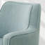 Fauteuil de meuble-lavabo pivotant rembourré en tissu entièrement assemblé-482920867