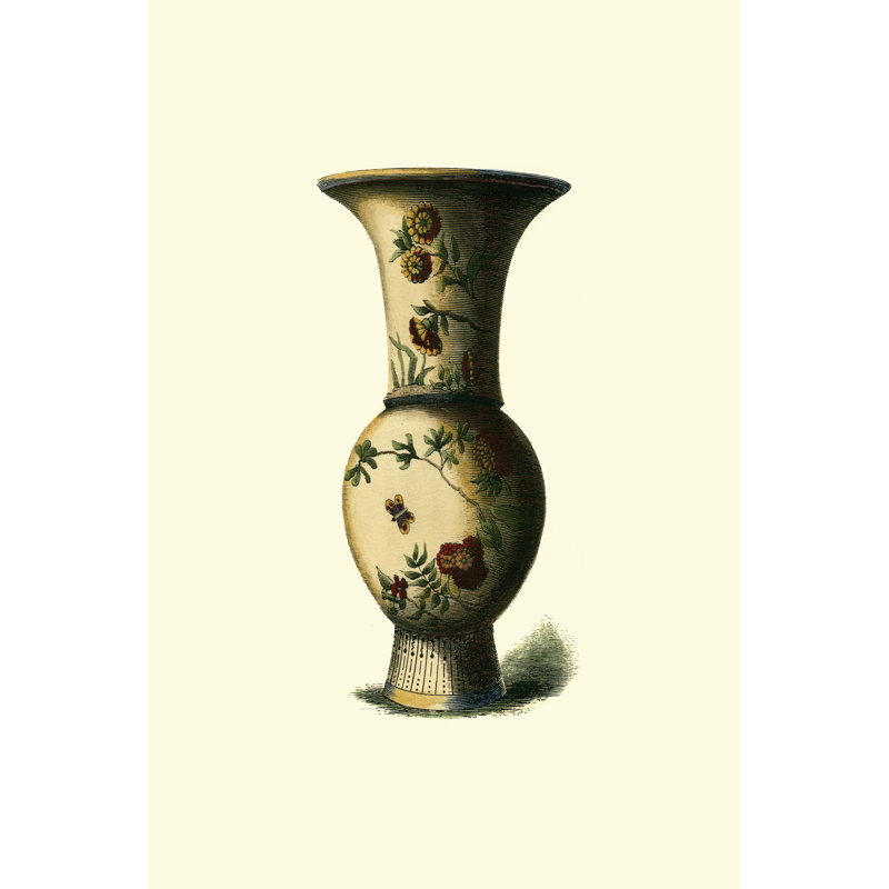 Oriental Porcelain I - Wrapped Canvas Art Prints, 46cm H x 30cm W x 3.8cm D