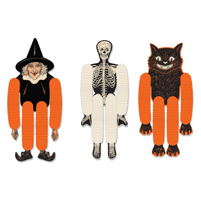 Danseurs de tissus rétro d'Halloween