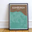 Edinburgh City Map - No Frame Print-1207474356