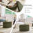 Anton 25.8" W Upholstered Asymmetrical Triangular Pebble Shaped Triangular Storage Ottoman-1816831074