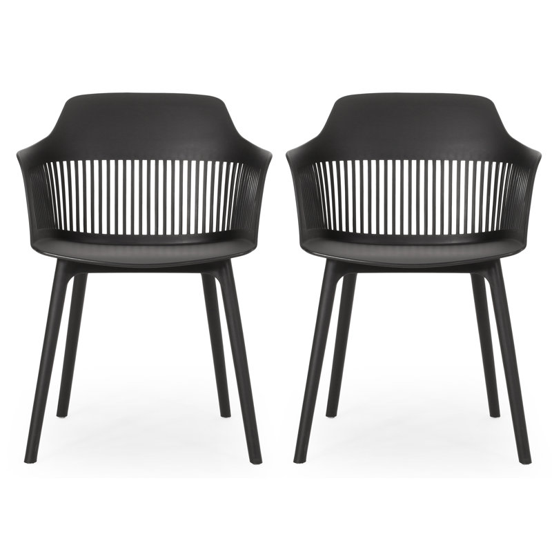 Chaise de terrasse Jacqueline, Noir