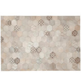 Art Hide Cowhide Area Rug in Cream