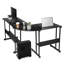 L-Shaped Metal Base Executive Desk-781180997
