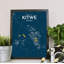 Kitwe City Map - No Frame Print-648197856