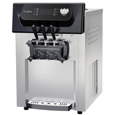 Machine à crème glacée 2 saveurs 2200W