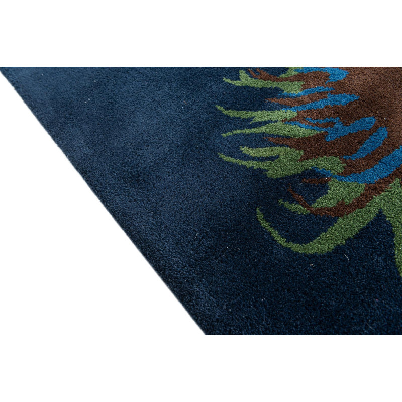 Tapis bleu marine Noell