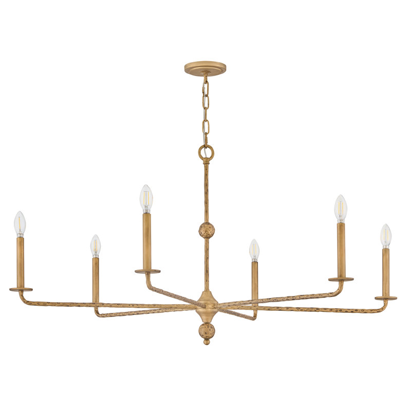 Hinkley Ansel Large Chandelier, 6 Lights