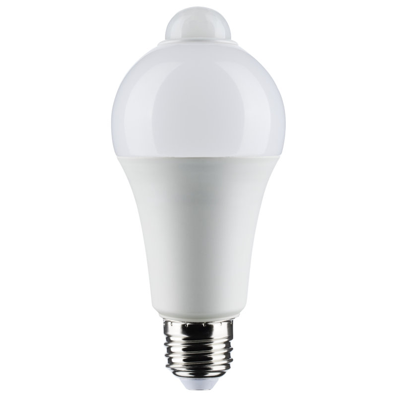 12 watts (équivalent à 75 watts) ampoule A19 à détecteur de mouvement à DEL E26 / base moyenne (standard), 3000 K