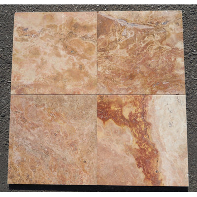 Rojo 12 in. x 12 in. Polished Tile